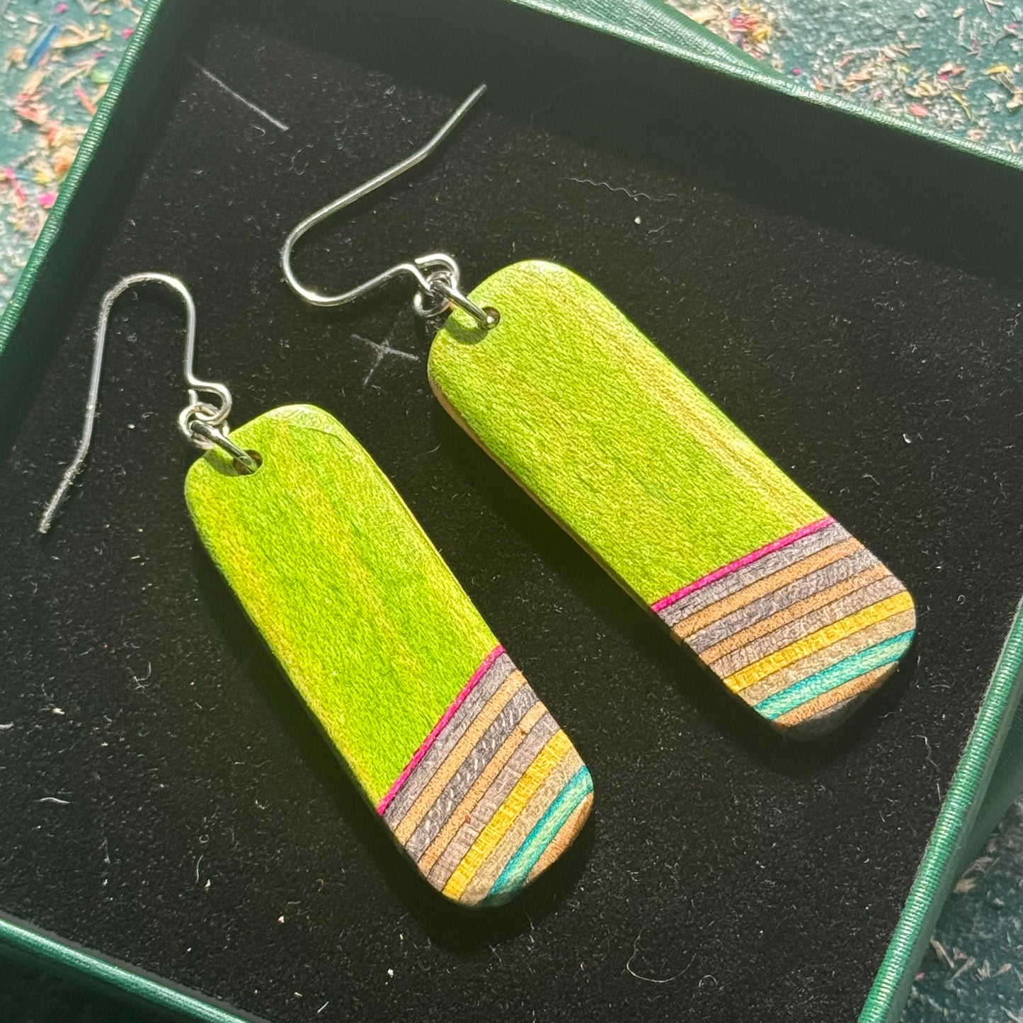 Skateboard Drop Earrings