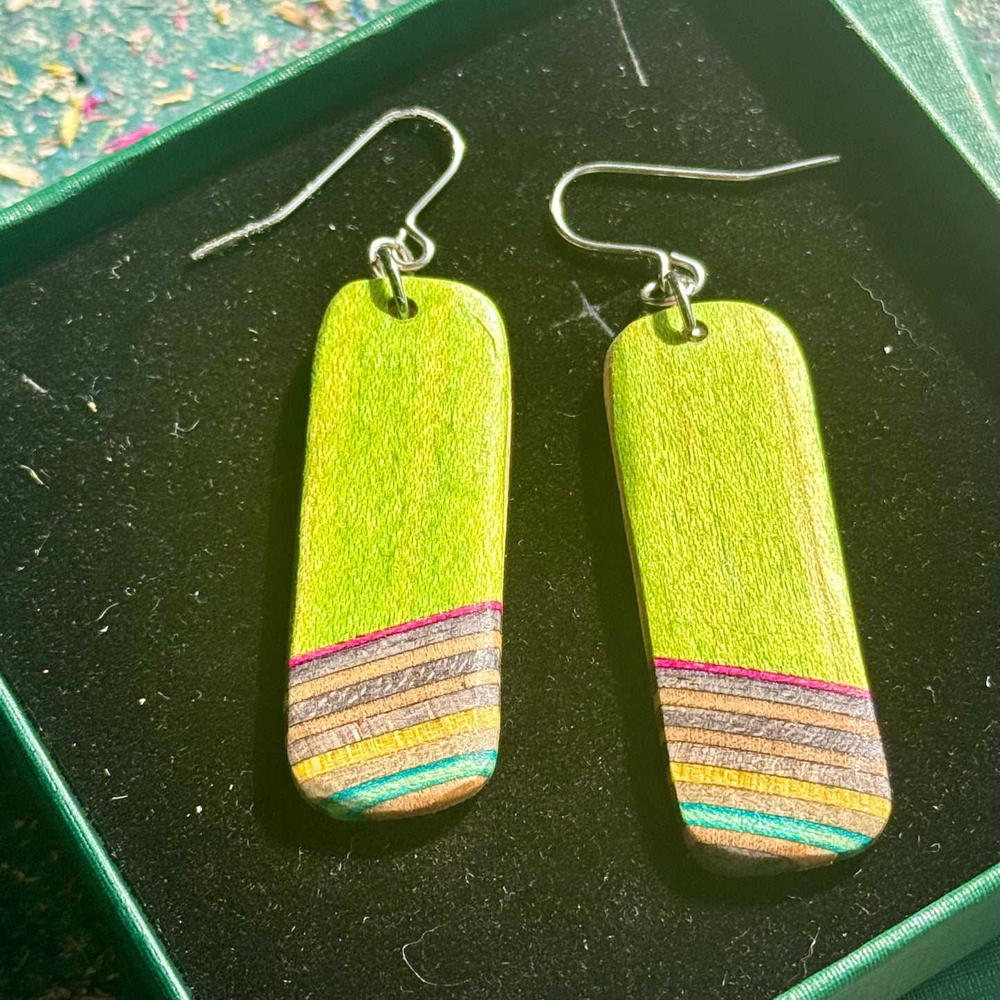 Skateboard Drop Earrings