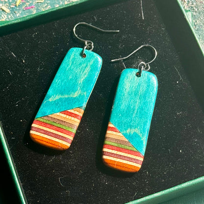 Skateboard Drop Earrings