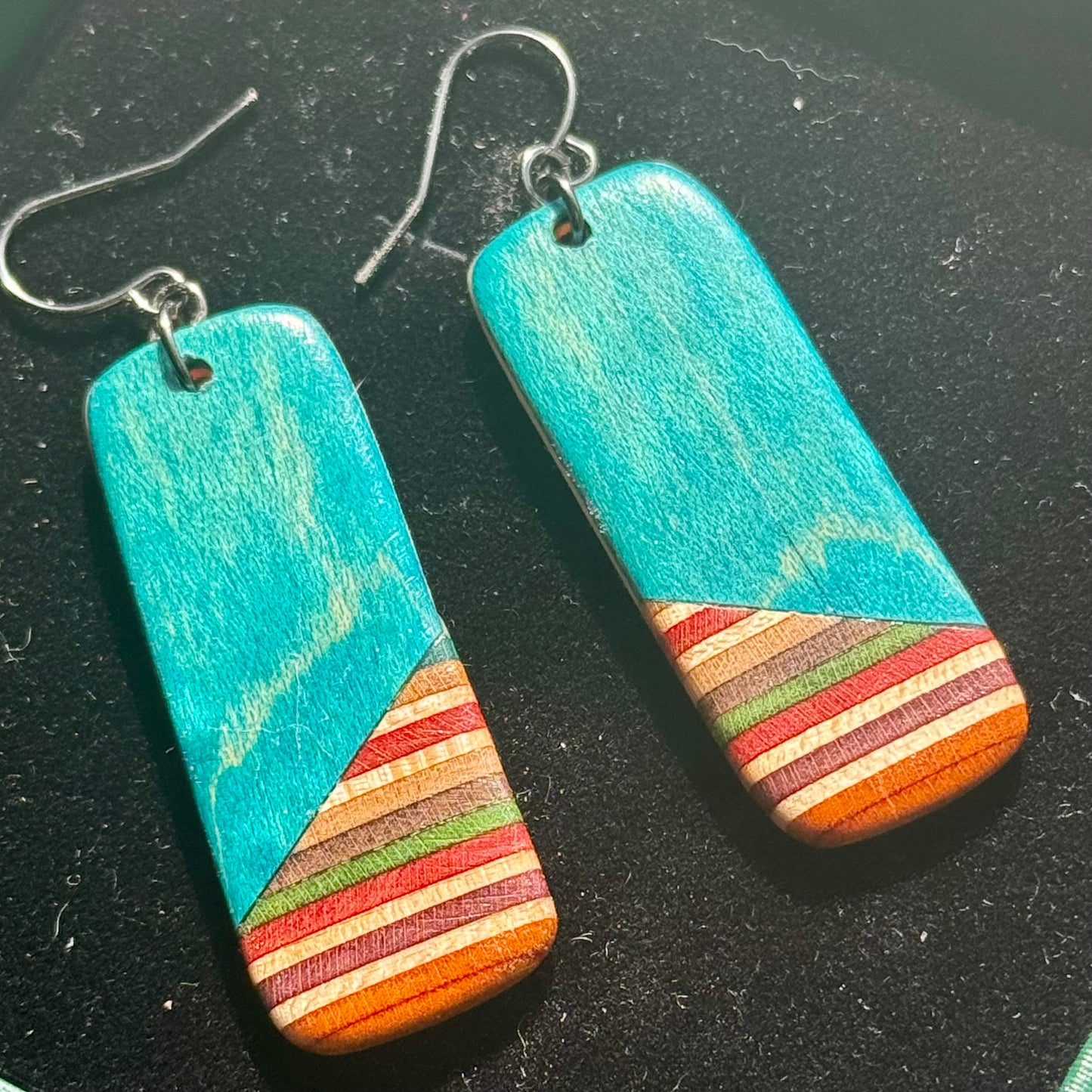 Skateboard Drop Earrings