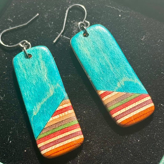 Skateboard Drop Earrings