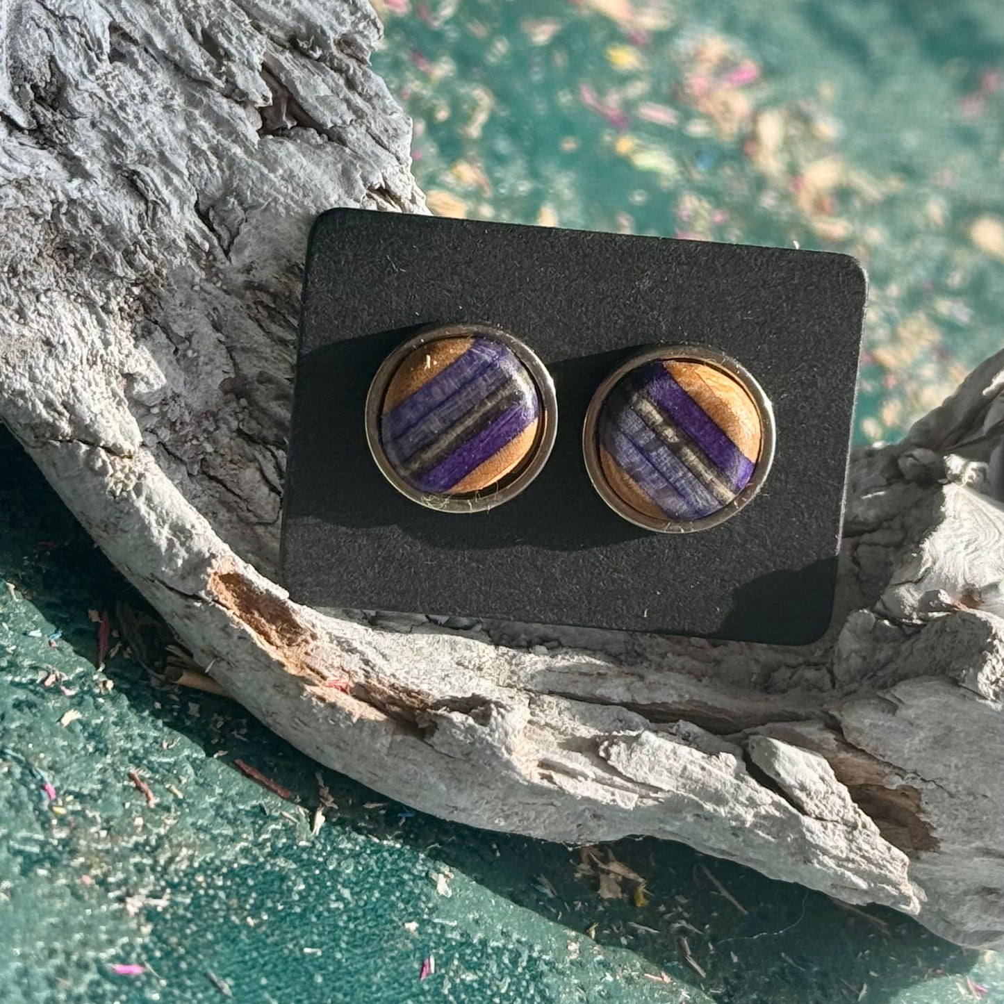 12mm Skateboard Stud Earrings